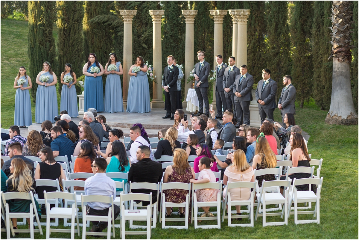 Wedding Ceremony - Grand Island Mansion Wedding in Walnut Creek, California by Sacramento Photographer K. Standal Studios