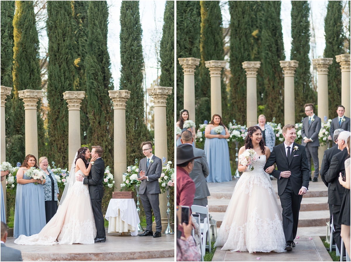 Wedding Ceremony - Grand Island Mansion Wedding in Walnut Creek, California by Sacramento Photographer K. Standal Studios