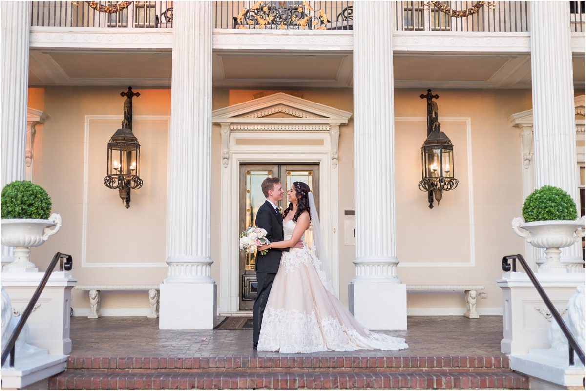 Bride and Groom Portraits - Grand Island Mansion Wedding in Walnut Creek, California by Sacramento Photographer K. Standal Studios
