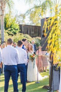 Backyard SoCal Wedding in San Diego, California by Kim Standal Photography